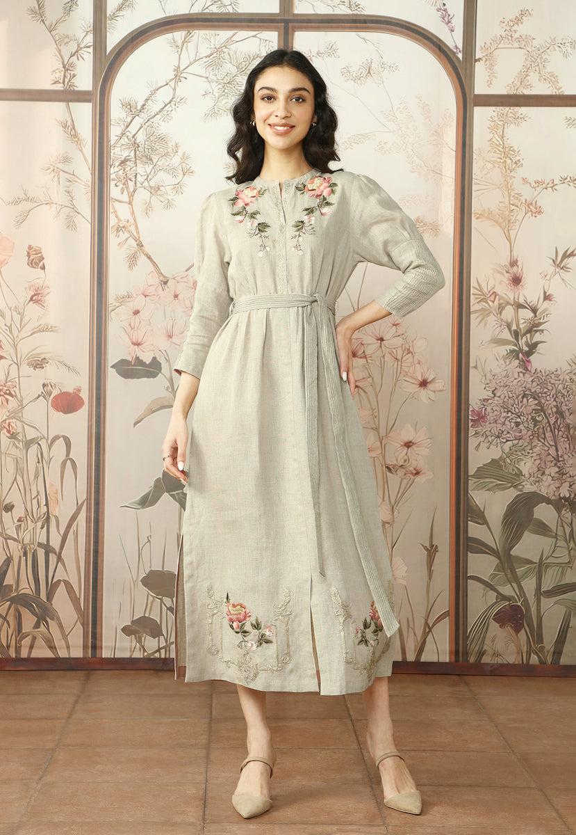 サラマリカ　Peony Flower Cutwork Dress Peony_Parade_Dress_-