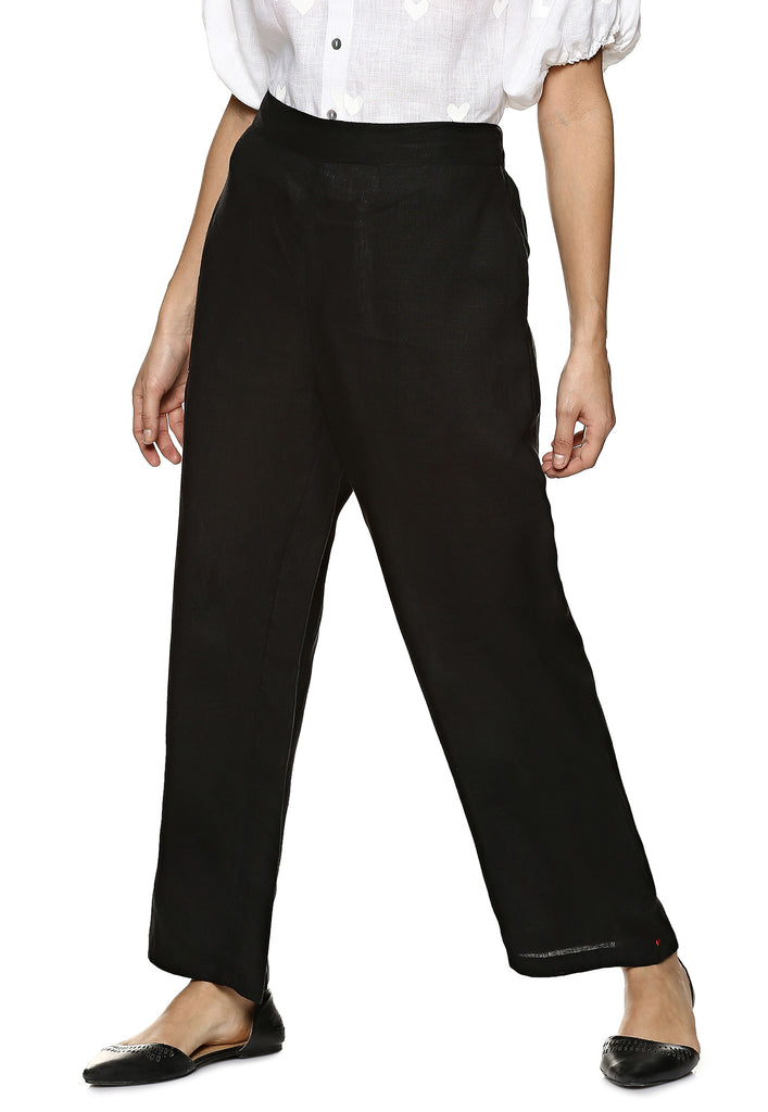 Stylish Staples Lounge Pant Black-Pants-KAVERi