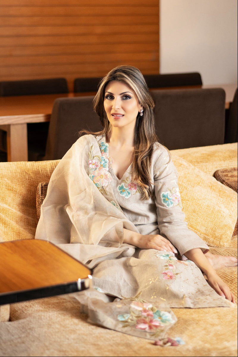 kaveri linen dresses Ease into the summer with the painted petals handcrafted on breathable linen that feels natural and entirely your own. A Beautiful Life by KAVERI is now available at our store in Chennai,