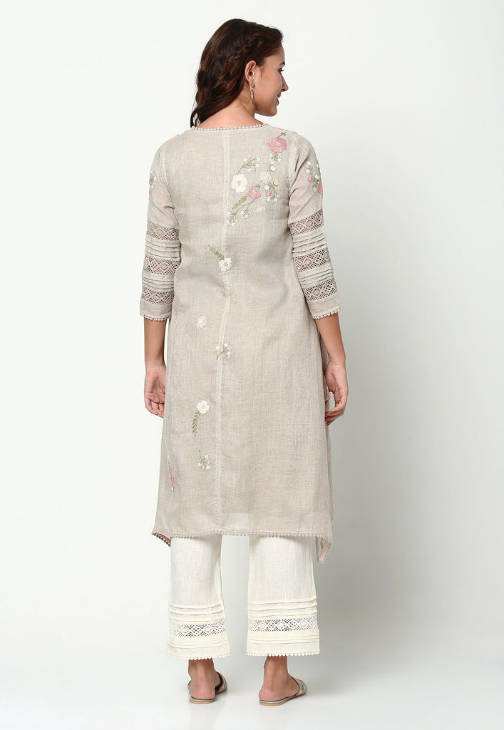DAISY DAYS FLY FREE TUNIC + PANT SET-Kurta Set-KAVERi