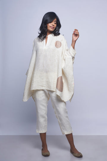 Moon Stone Square Top Off-White-Tops-KAVERi