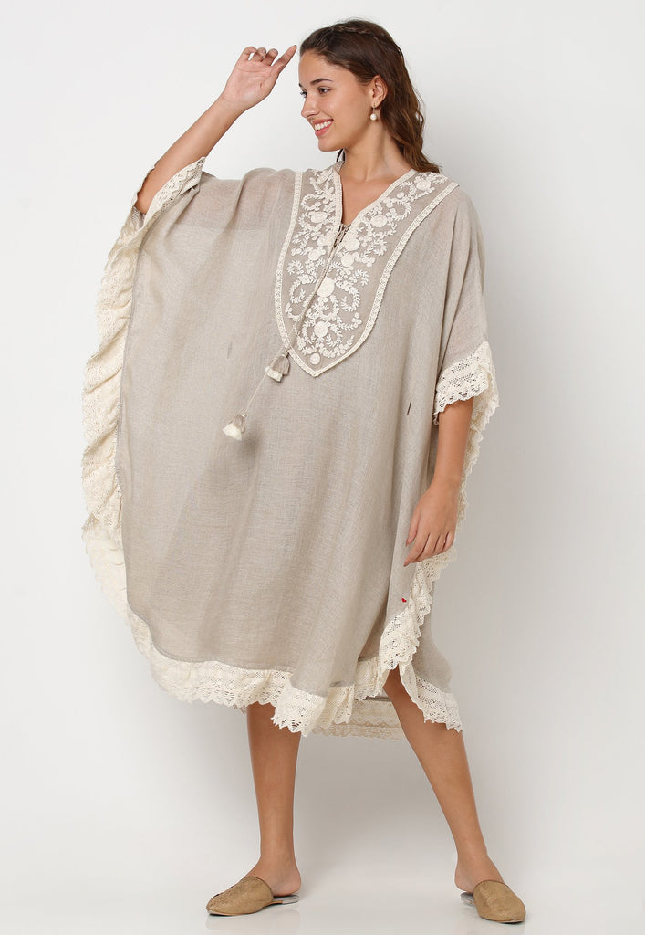 HALO BLOOMS CROSSIANT DRESS-Dresses-KAVERi