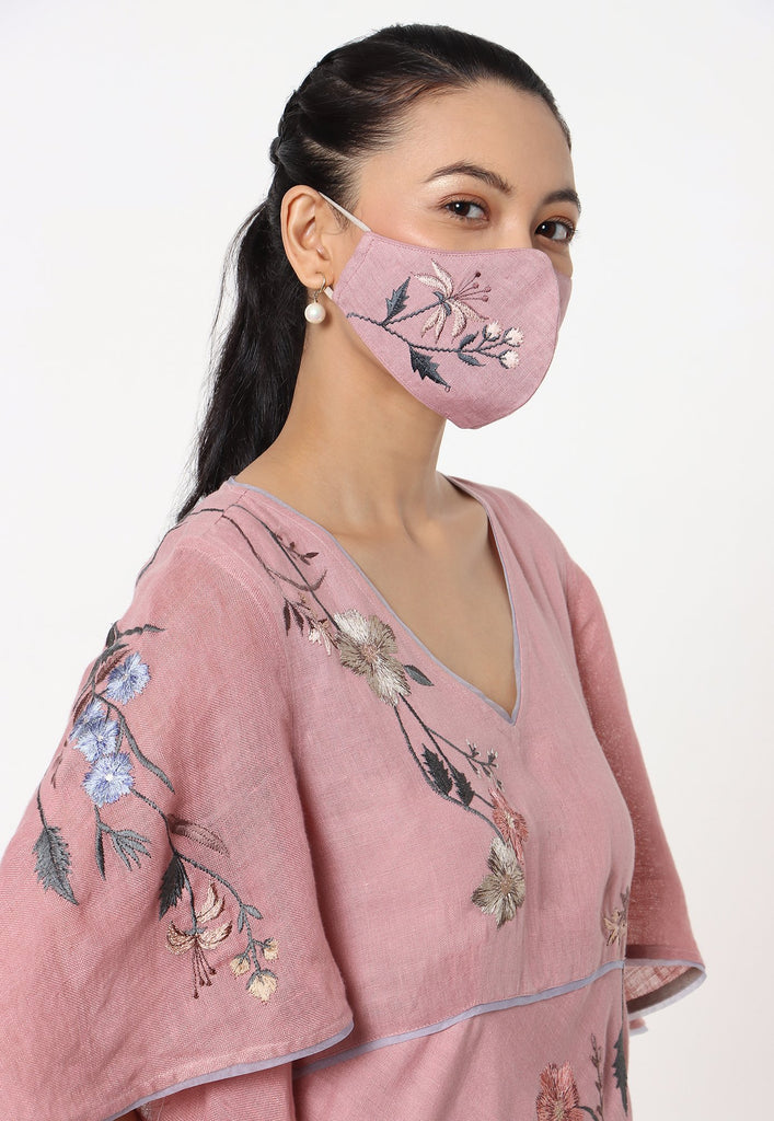 Botanical Spring Butterfly Dress-Dresses-KAVERi