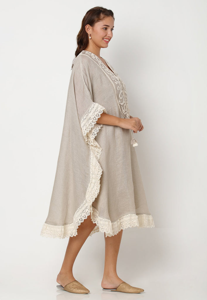 HALO BLOOMS CROSSIANT DRESS-Dresses-KAVERi