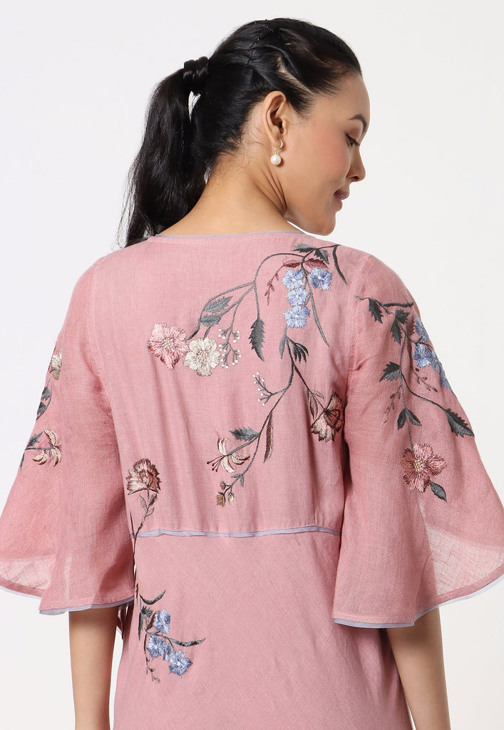 Botanical Spring Butterfly Dress-Dresses-KAVERi