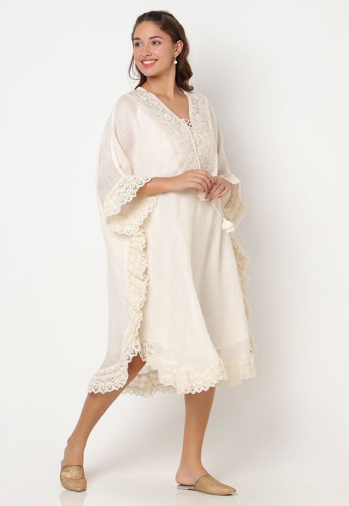 HALO BLOOMS CROSSIANT DRESS-Dresses-KAVERi