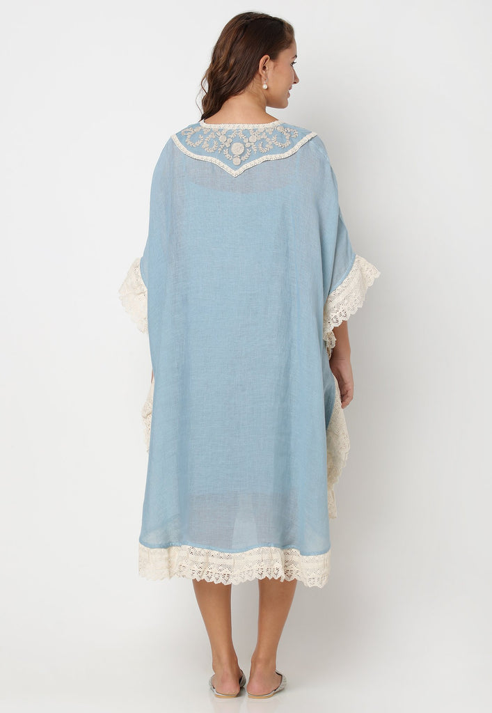 HALO BLOOMS CROSSIANT DRESS-Dresses-KAVERi