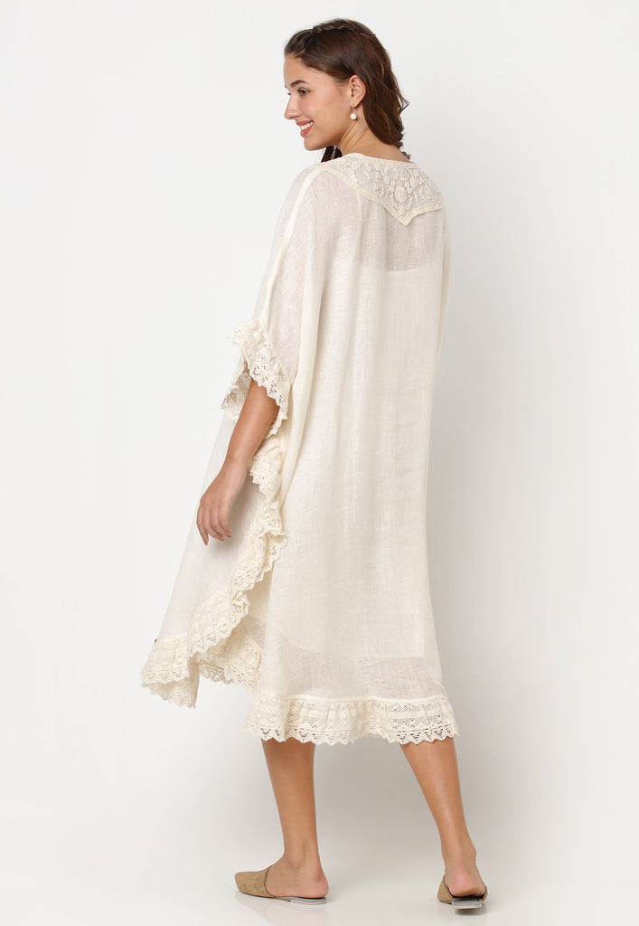 HALO BLOOMS CROSSIANT DRESS-Dresses-KAVERi