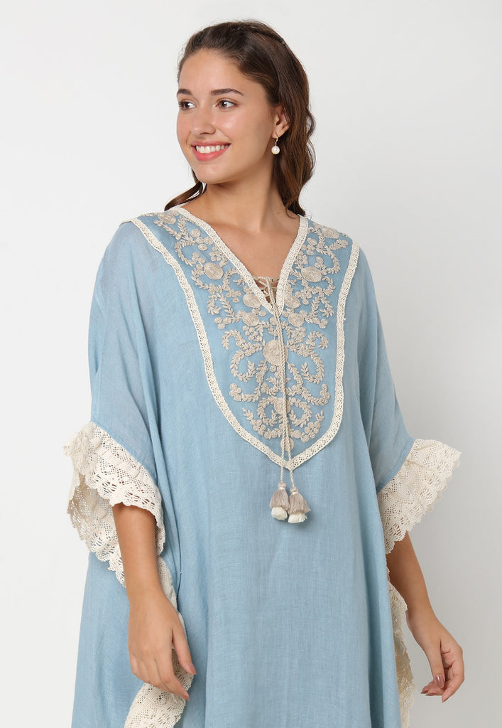 HALO BLOOMS CROSSIANT DRESS-Dresses-KAVERi