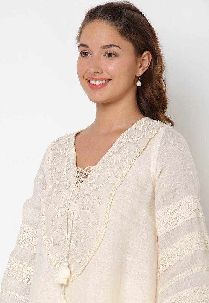 HALO BLOOMS FLY FREE TUNIC-Tunics-KAVERi