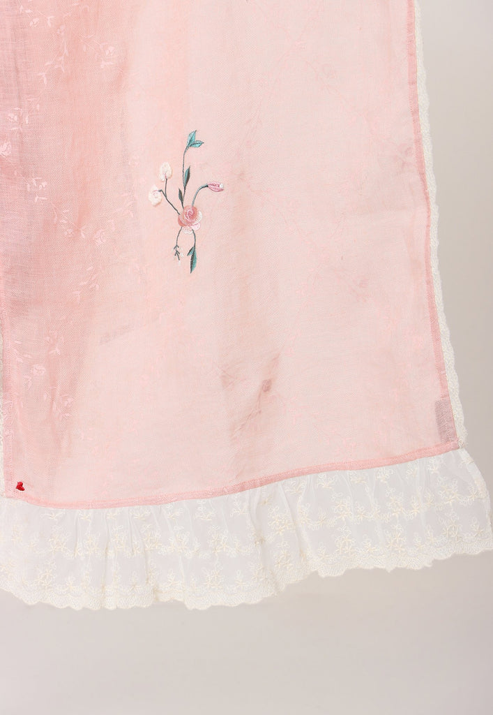 GARDEN TRELLIS KURTA + PANT + DUPATTA-Kurta Set-KAVERi