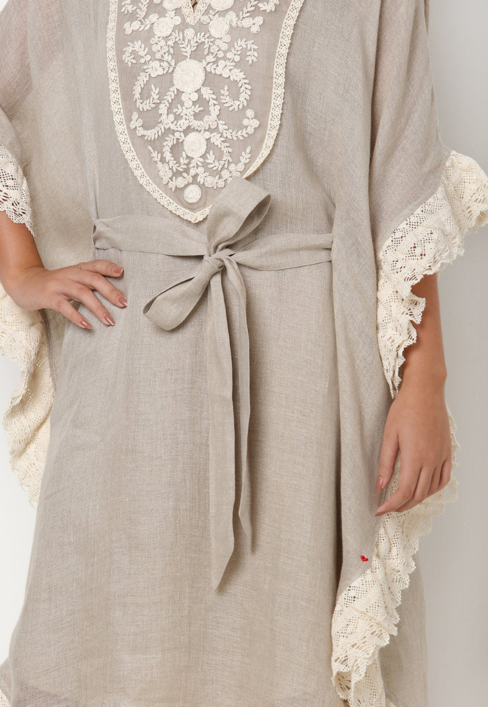 HALO BLOOMS CROSSIANT DRESS-Dresses-KAVERi