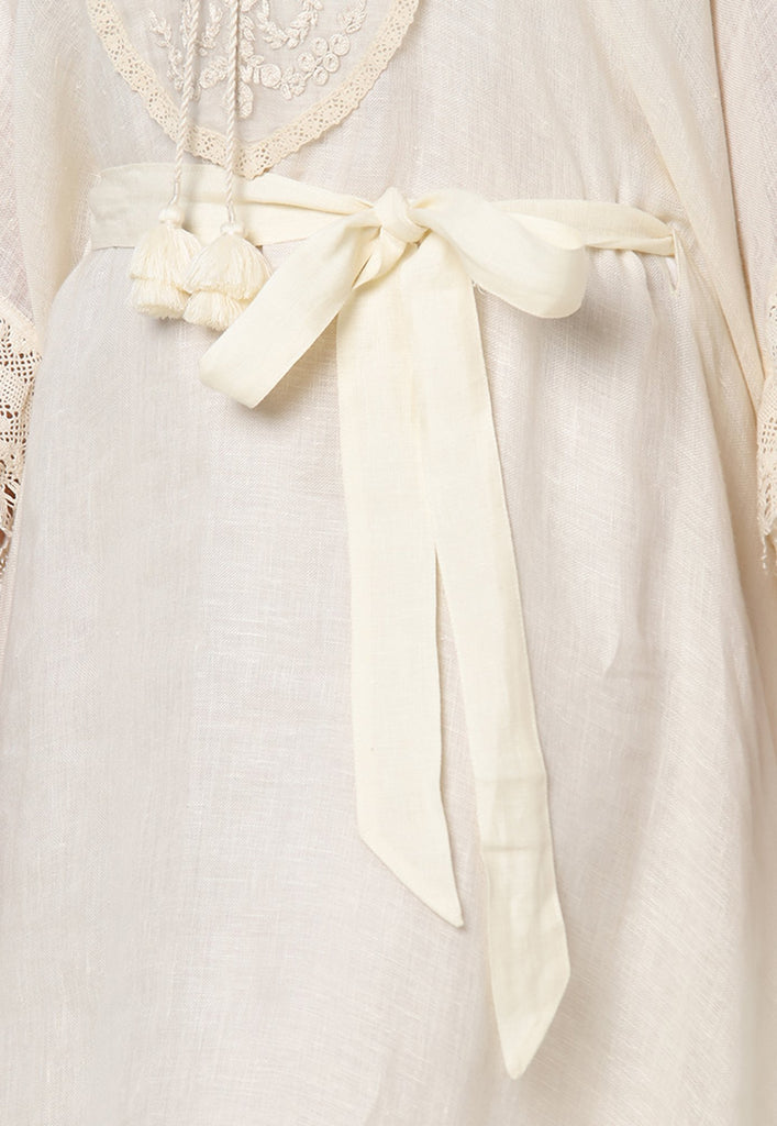 HALO BLOOMS CROSSIANT DRESS-Dresses-KAVERi