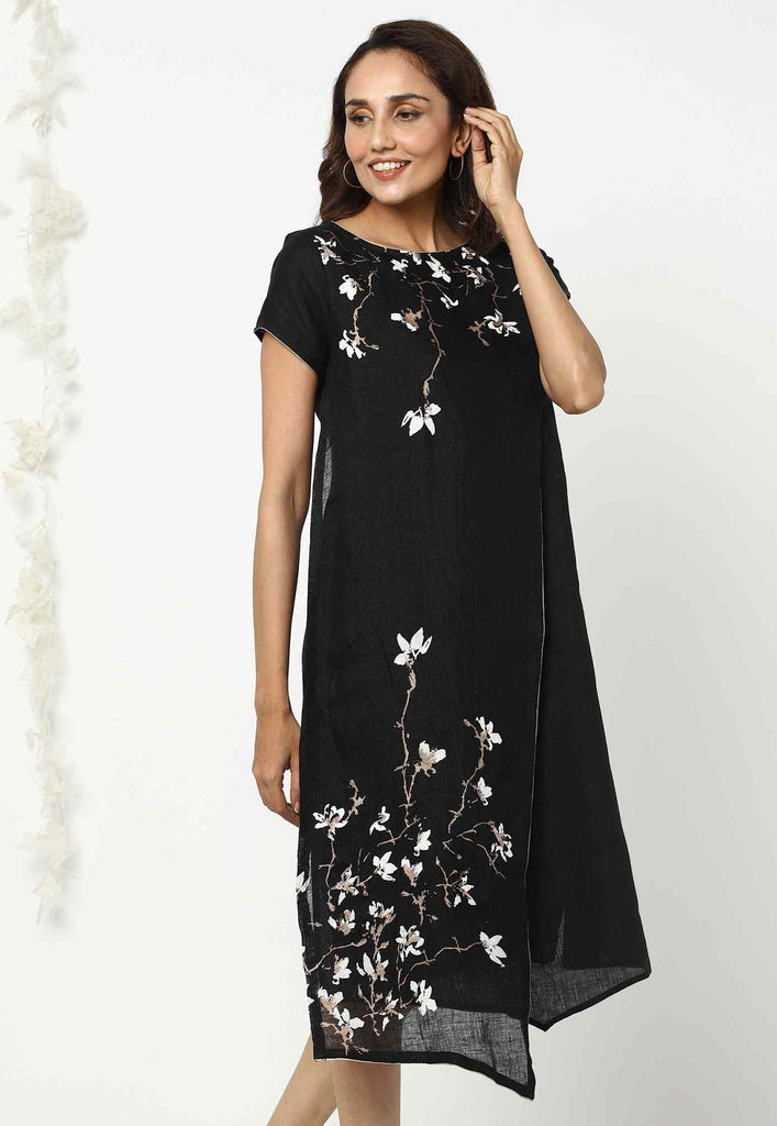COTTON BURST ANGLE DRESS-DRESS-KAVERi