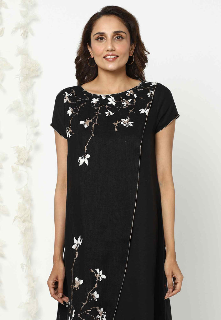 COTTON BURST ANGLE DRESS-DRESS-KAVERi