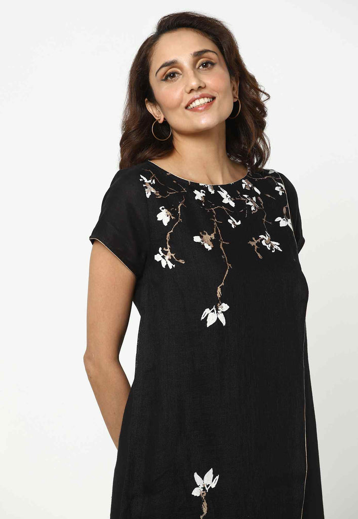 COTTON BURST ANGLE DRESS-DRESS-KAVERi