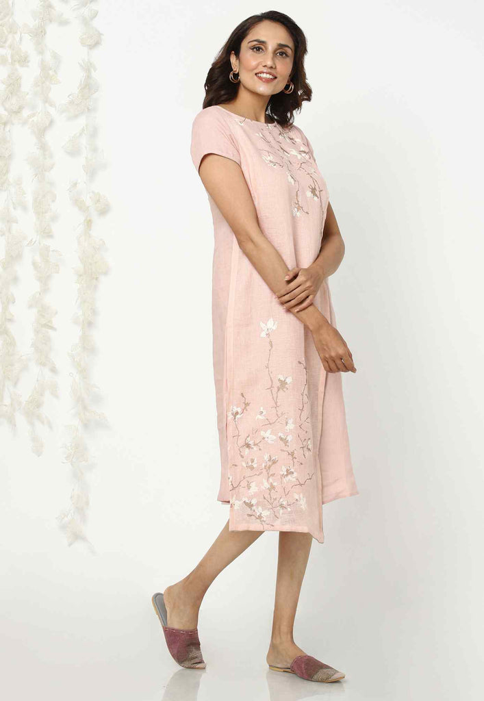 COTTON BURST ANGLE DRESS-DRESS-KAVERi