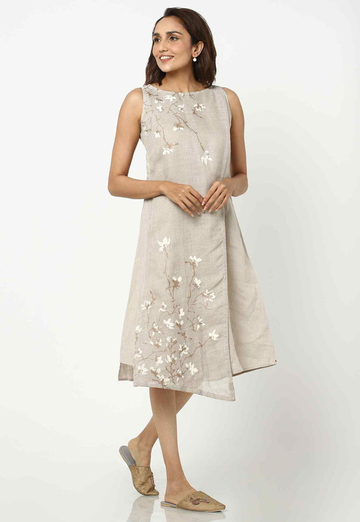 COTTON BURST ANGLE DRESS-DRESS-KAVERi