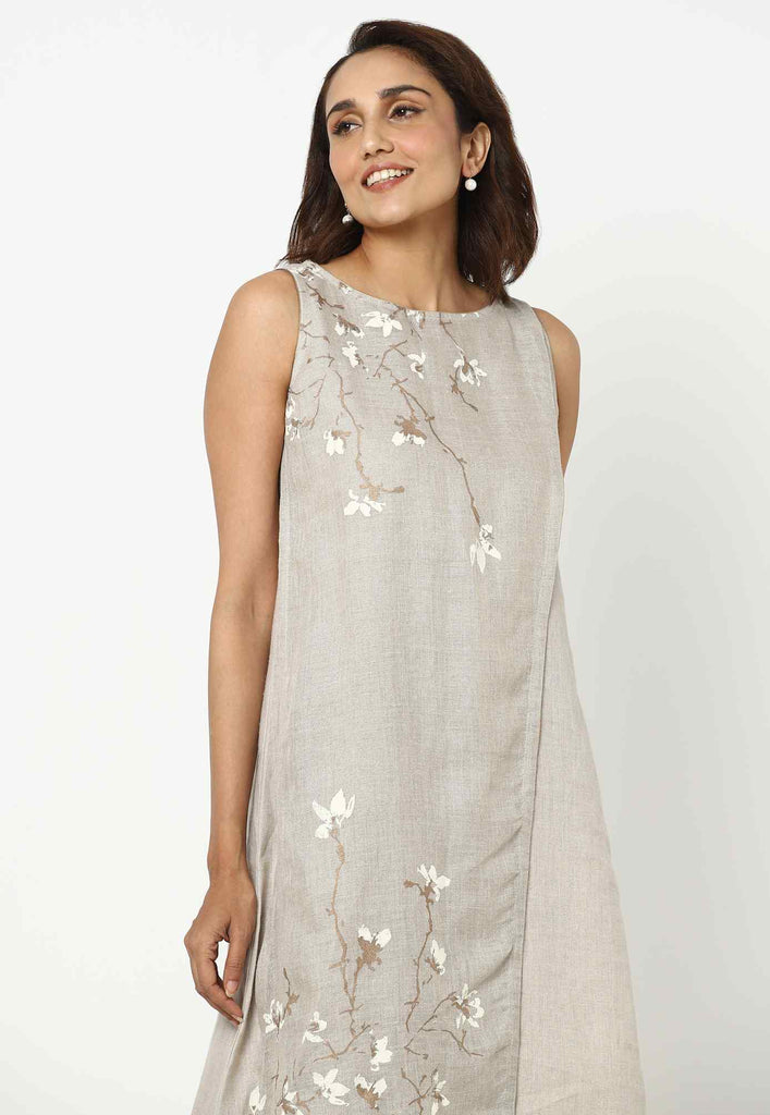 COTTON BURST ANGLE DRESS-DRESS-KAVERi
