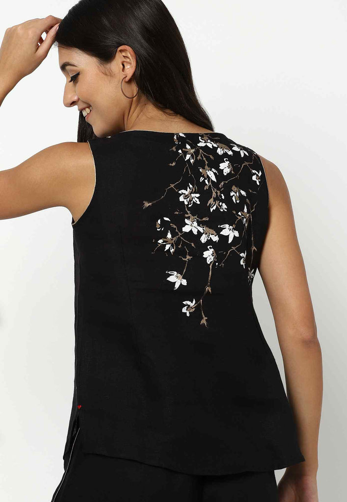 COTTON BURST ANGLE TOP-TOP-KAVERi