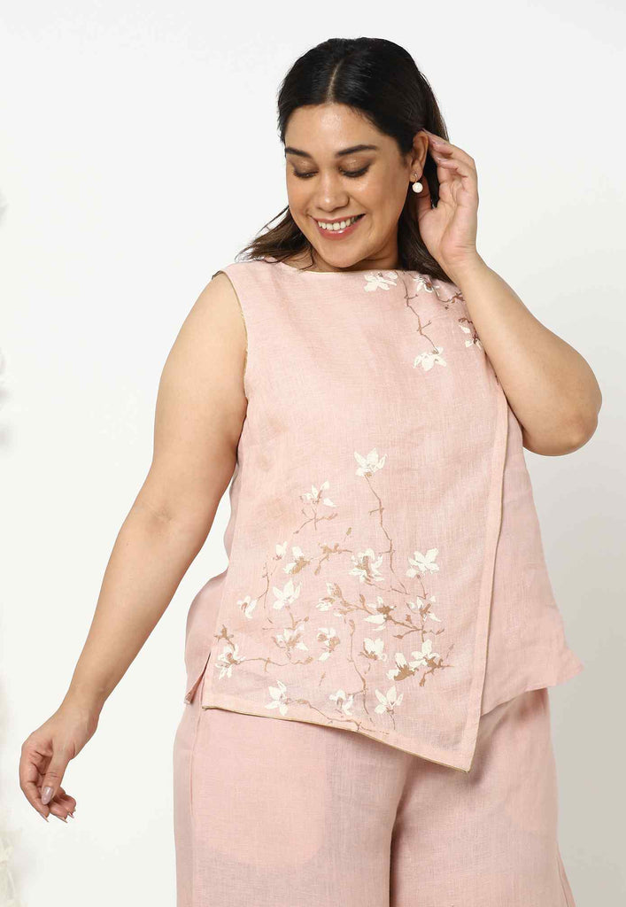 COTTON BURST ANGLE TOP-TOP-KAVERi