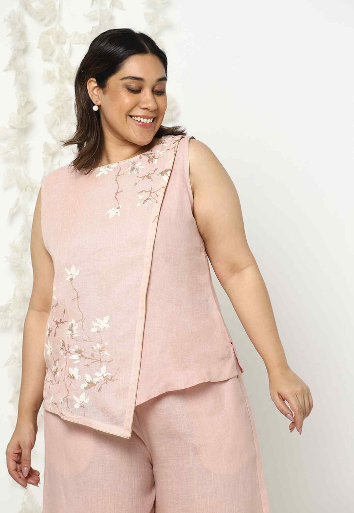 COTTON BURST ANGLE TOP-TOP-KAVERi