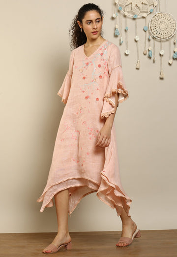 Hanami Two Layered Dress-Dresses K-KAVERi