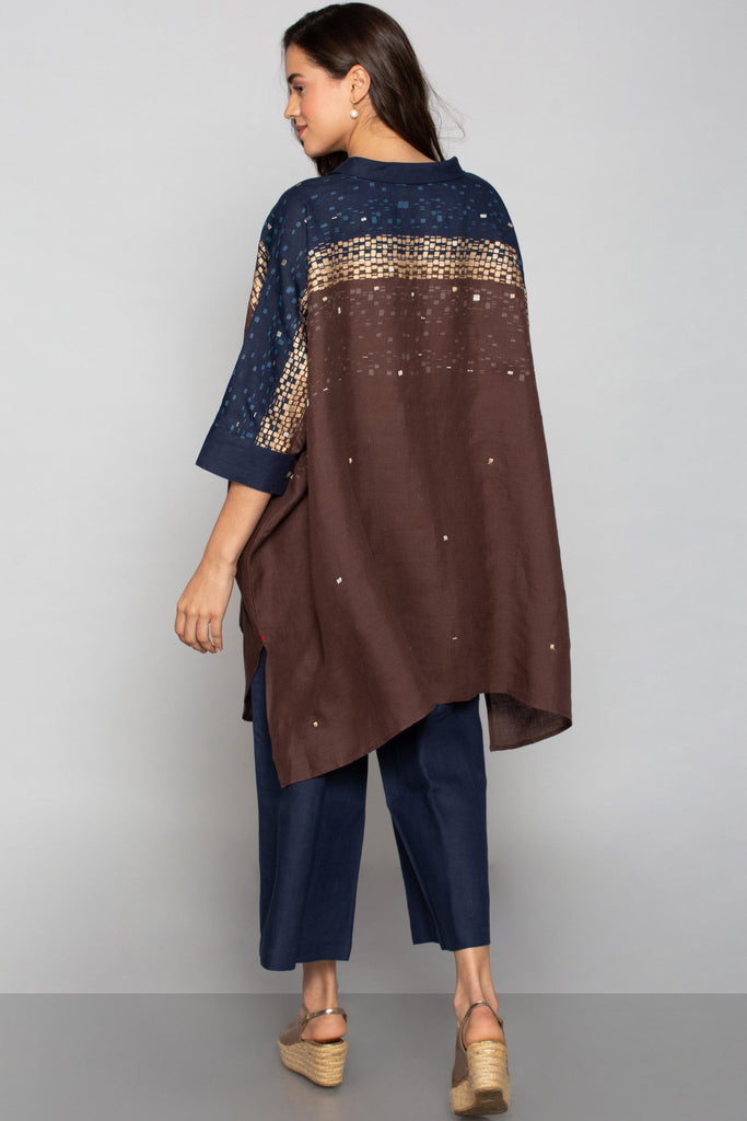 RUBIX SQUARE TOP + PANT SET-Top and Pant Set K-KAVERi