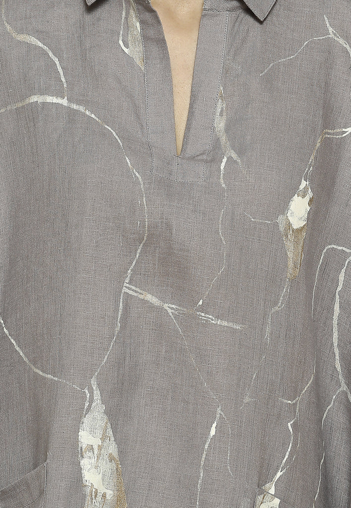 Shake The World Fossil Square Top-Tops-KAVERi