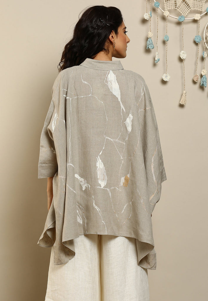 Shake The World Fossil Square Top-Tops-KAVERi