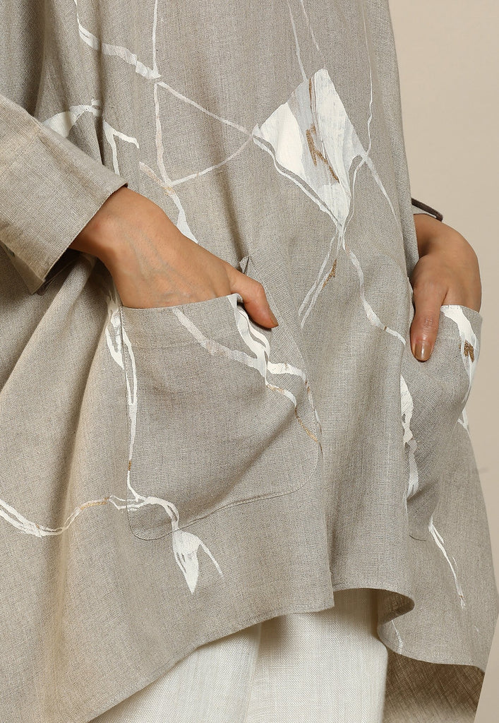 Shake The World Fossil Square Top-Tops-KAVERi