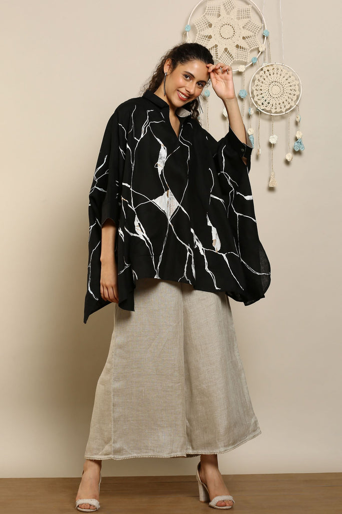 Shake The World Fossil Square Top-Tops-KAVERi