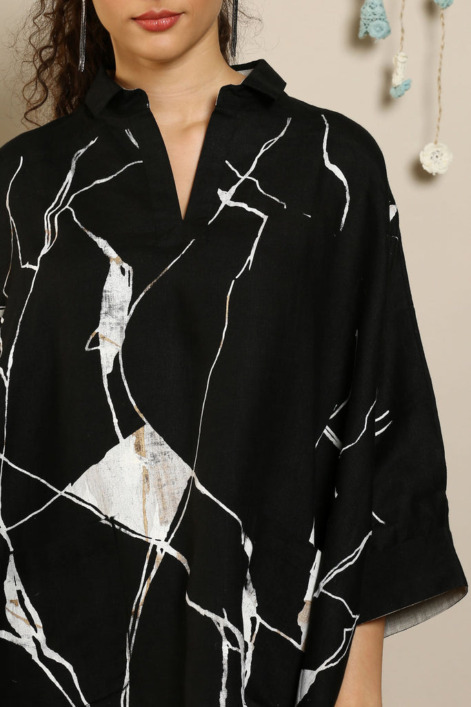 Shake The World Fossil Square Top-Tops-KAVERi