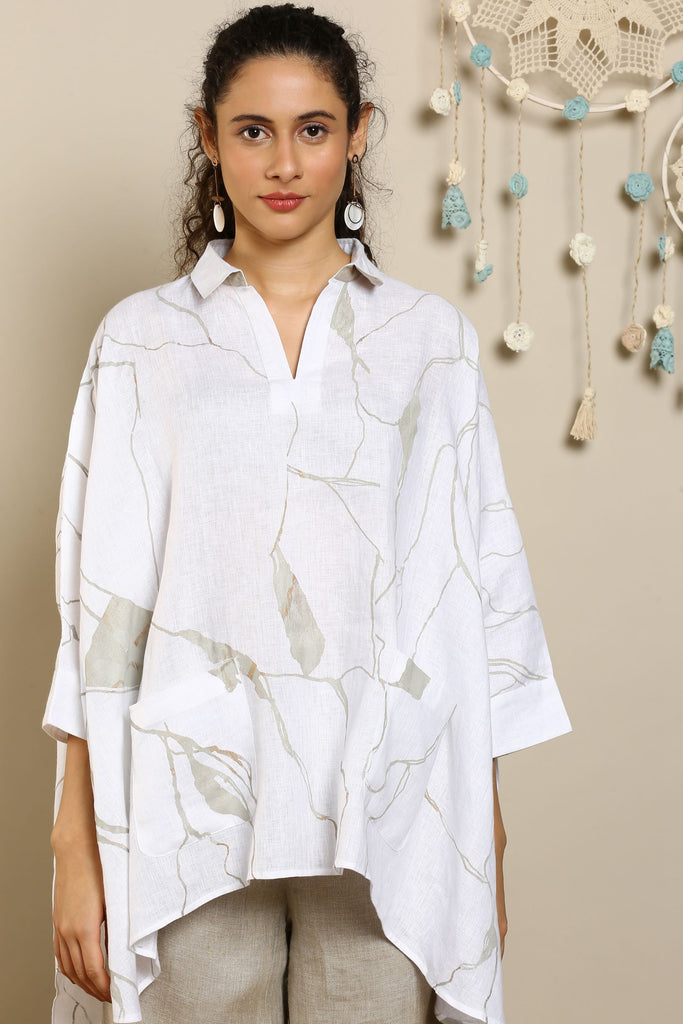 Shake The World Fossil Square Top-Tops-KAVERi