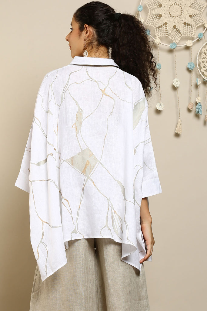 Shake The World Fossil Square Top-Tops-KAVERi