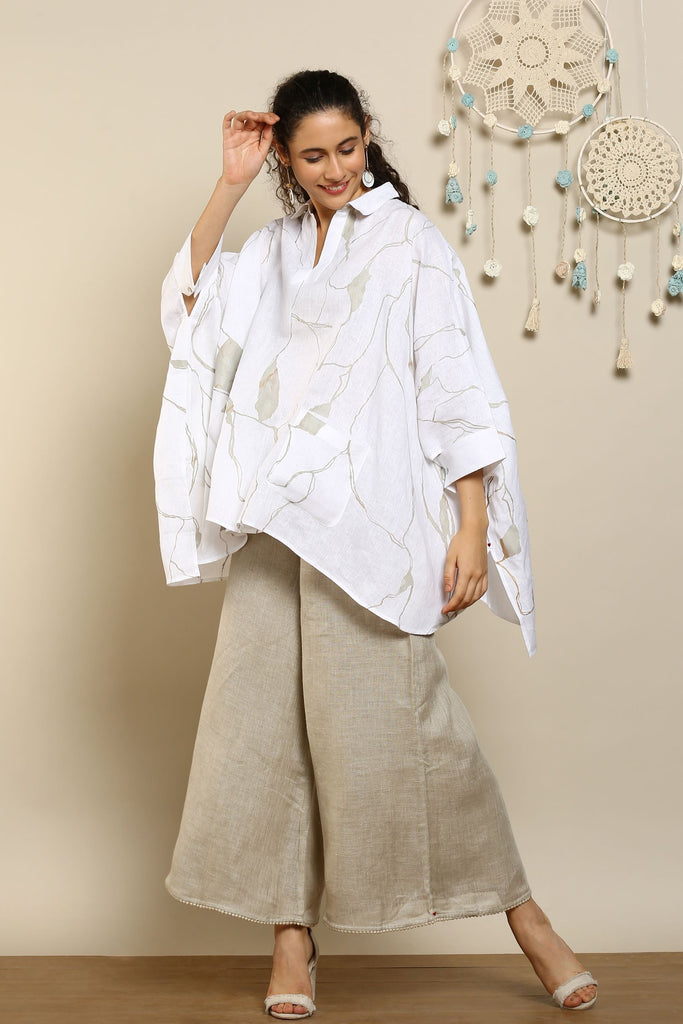 Shake The World Fossil Square Top-Tops-KAVERi