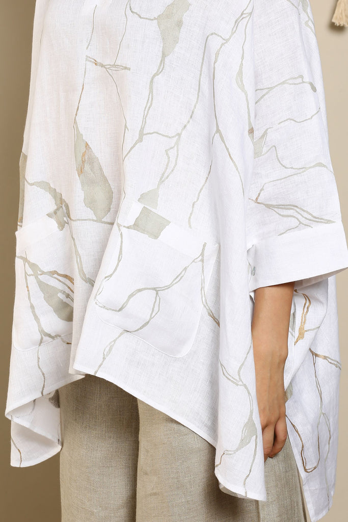 Shake The World Fossil Square Top-Tops-KAVERi