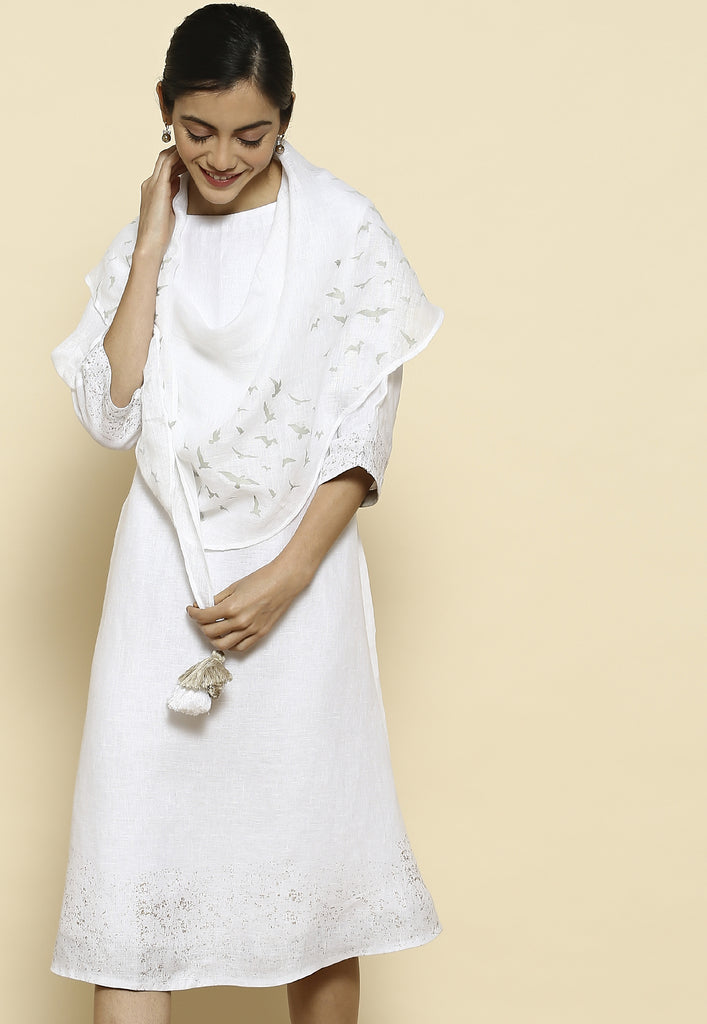 Stargaze Portia White Dress-Dresses-KAVERi